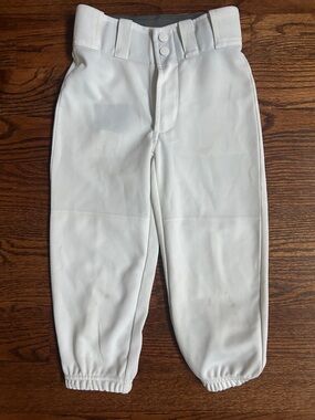 Mizuno White Softball Jersey Tag - Youth Small